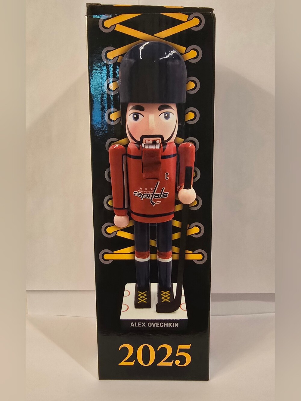 NHL Washington Capitals Alex Ovechkin Holiday Nutcracker NIB